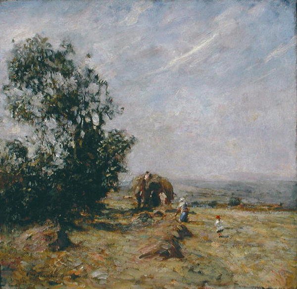 Escena de cosecha de Frederick William Jackson