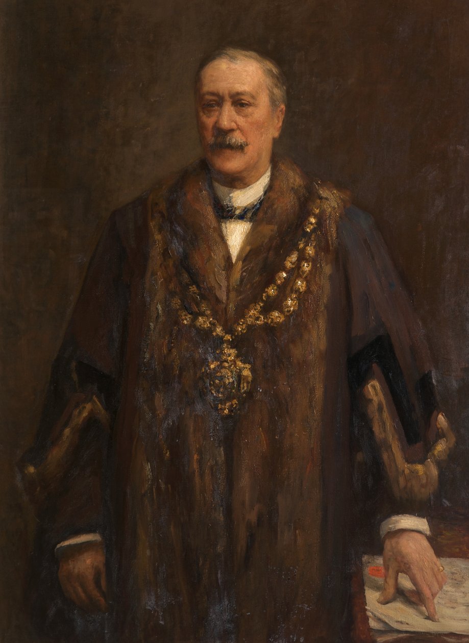 Retrato de James Yates, c.1880-82 (Óleo sobre lienzo) de Frederick William Jackson