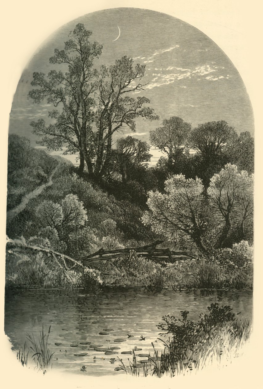 Orillas del Housatonic, en Pittsfield, 1874 de Frederick William Quartley