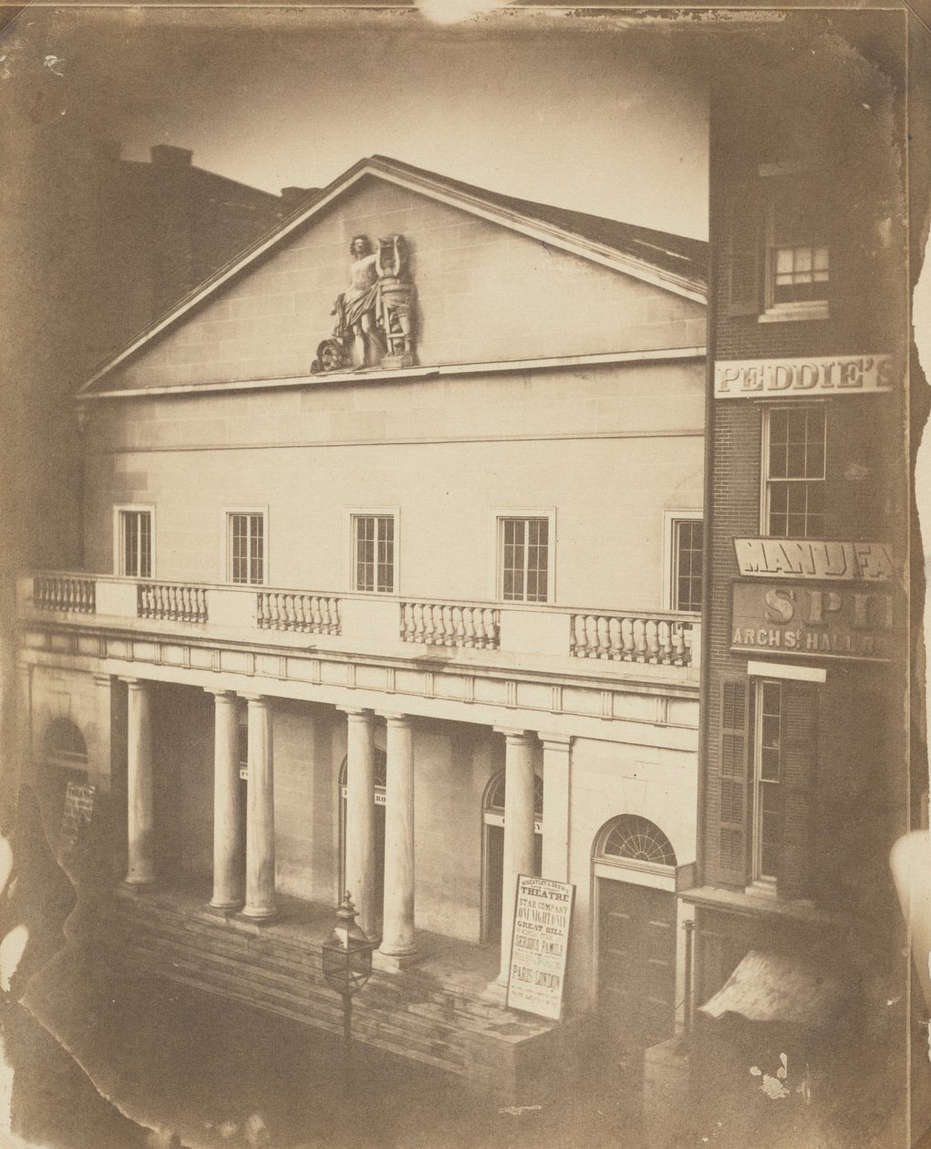 Teatro de la calle Arch, Arch en la calle 6, Filadelfia, c. 1859 (foto) de Frederick de Bourg Richards