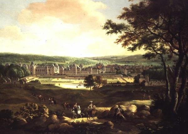 Fiesta de caza del Duque de Orleans en Fontainebleau de Frederick de Moucheron