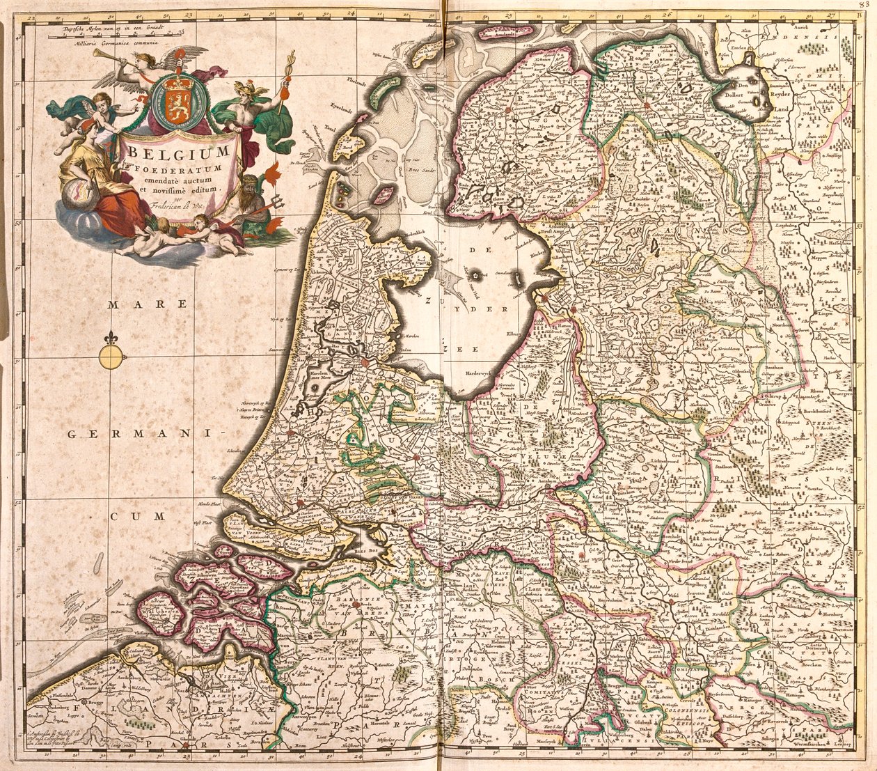 Bélgica y Holanda de Frederick de Wit