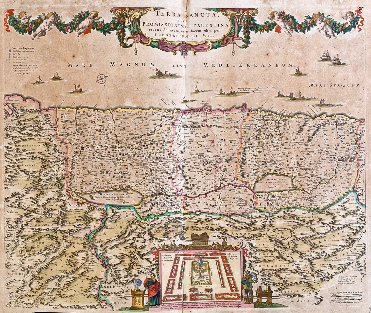 ¿Israel, Jordania Occidental de Frederick de Wit