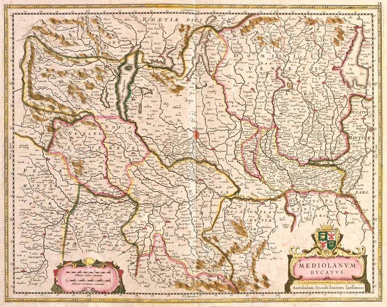 Lombardía, Italia de Frederick de Wit