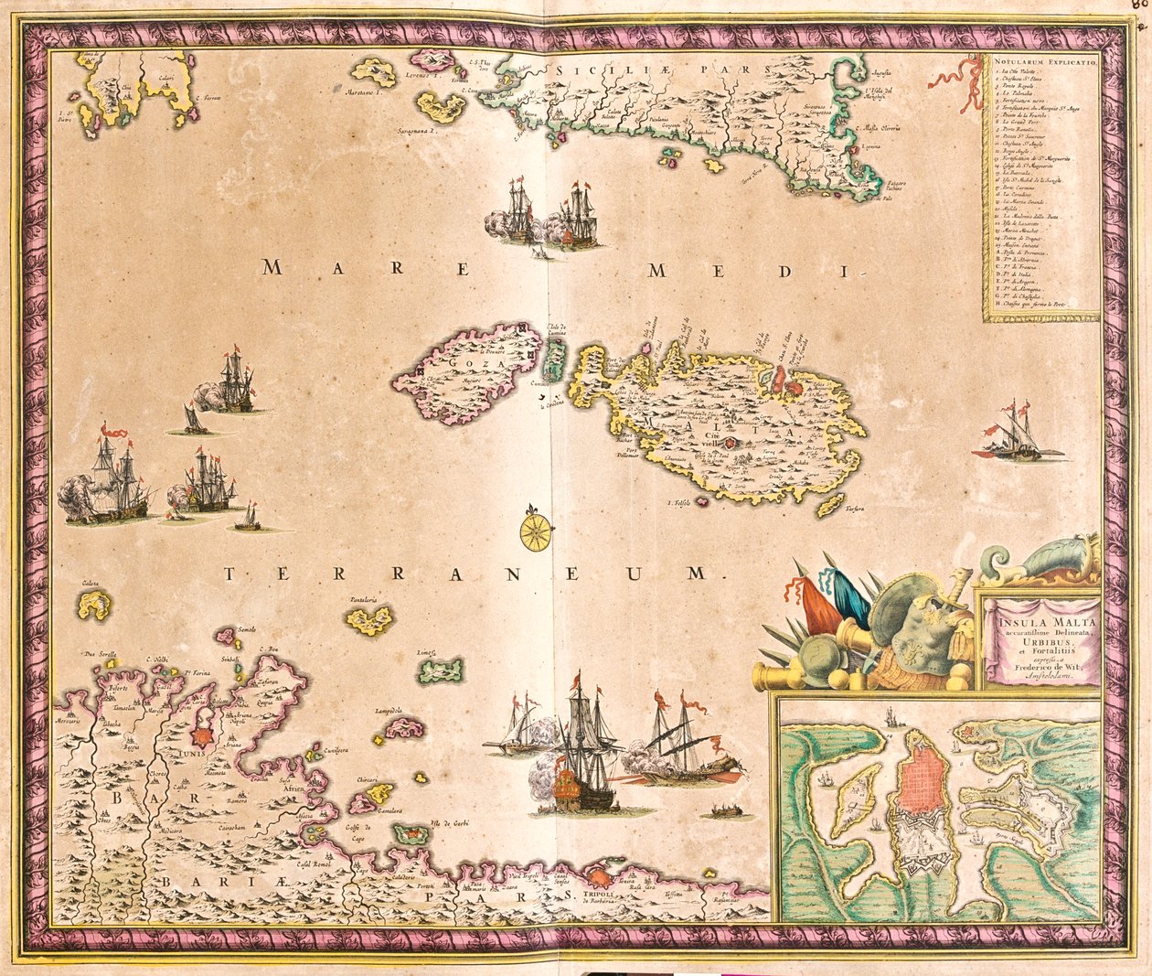 Malta de Frederick de Wit