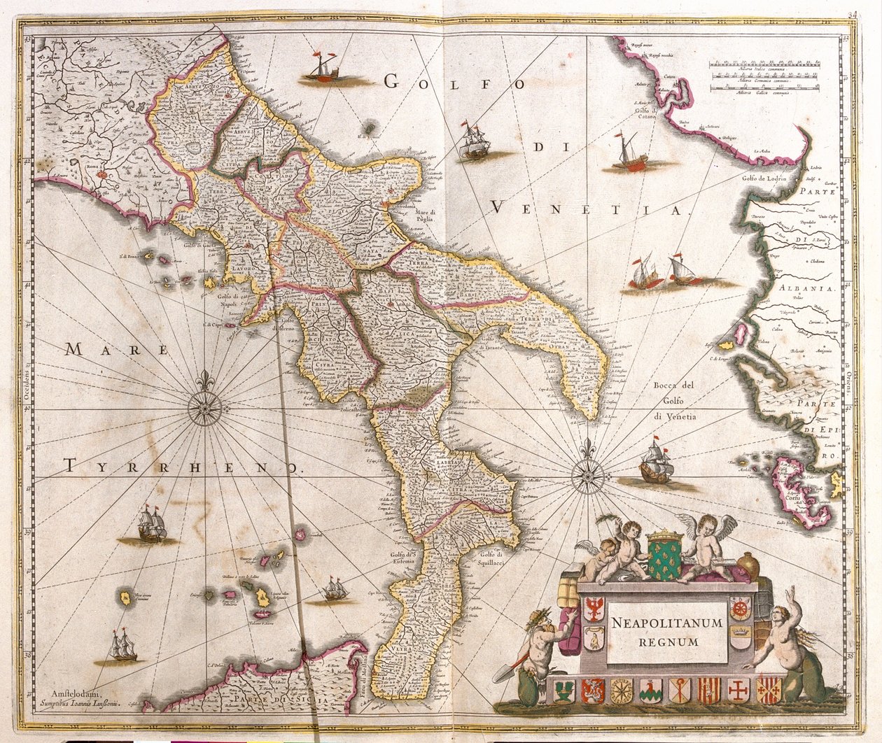 Molise, Campania, Calabria, Basilicata, Apulia , Italia de Frederick de Wit