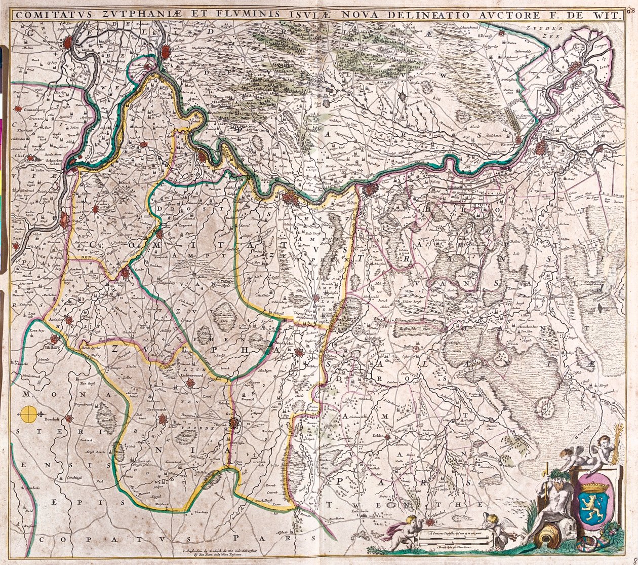 Overijssel, Güeldres, Países Bajos de Frederick de Wit