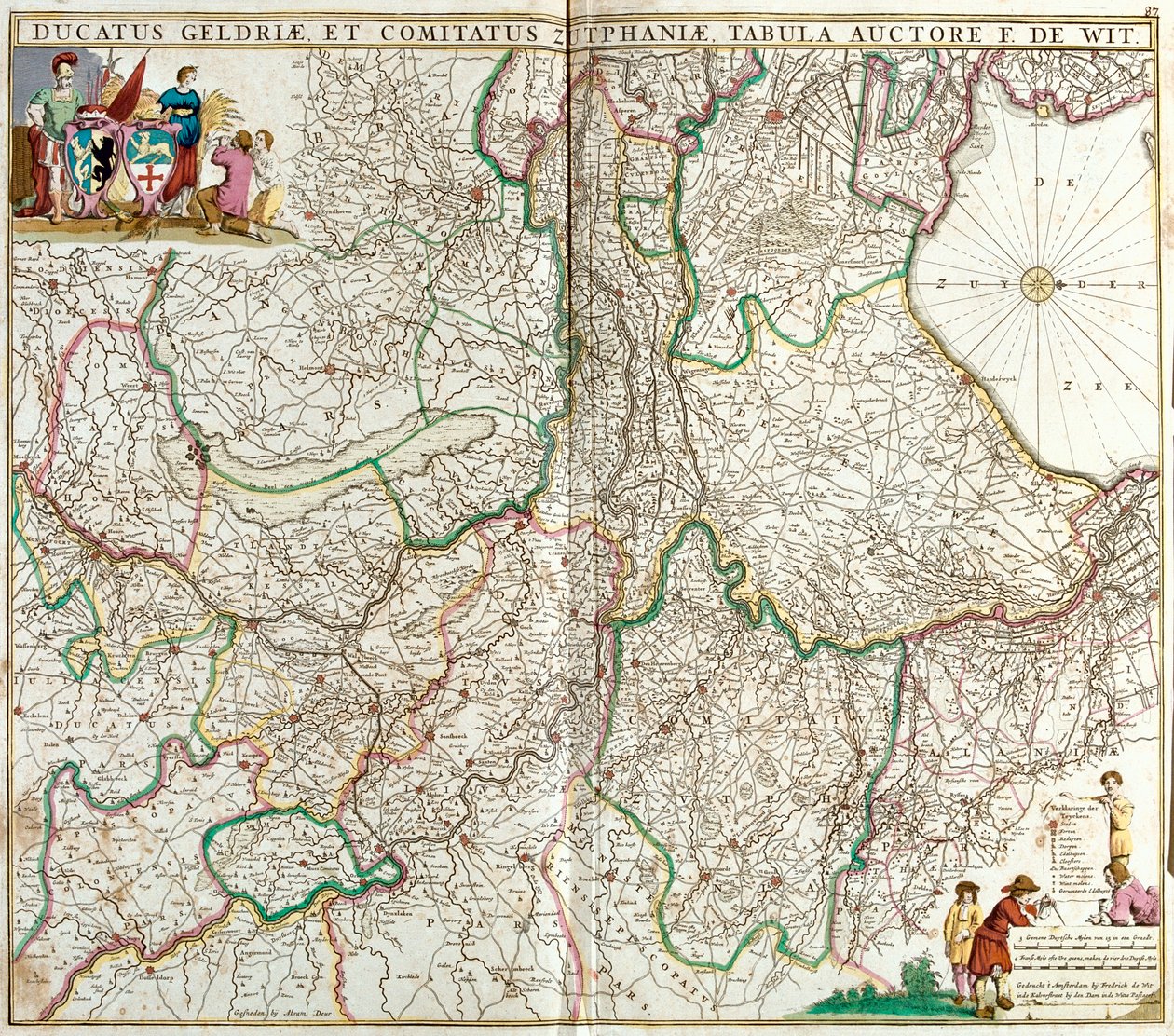 Overijssel, Holanda Septentrional, Güeldres, Brabante Septentrional, Utrecht, Región Flamenca, Países Bajos, Bélgica de Frederick de Wit