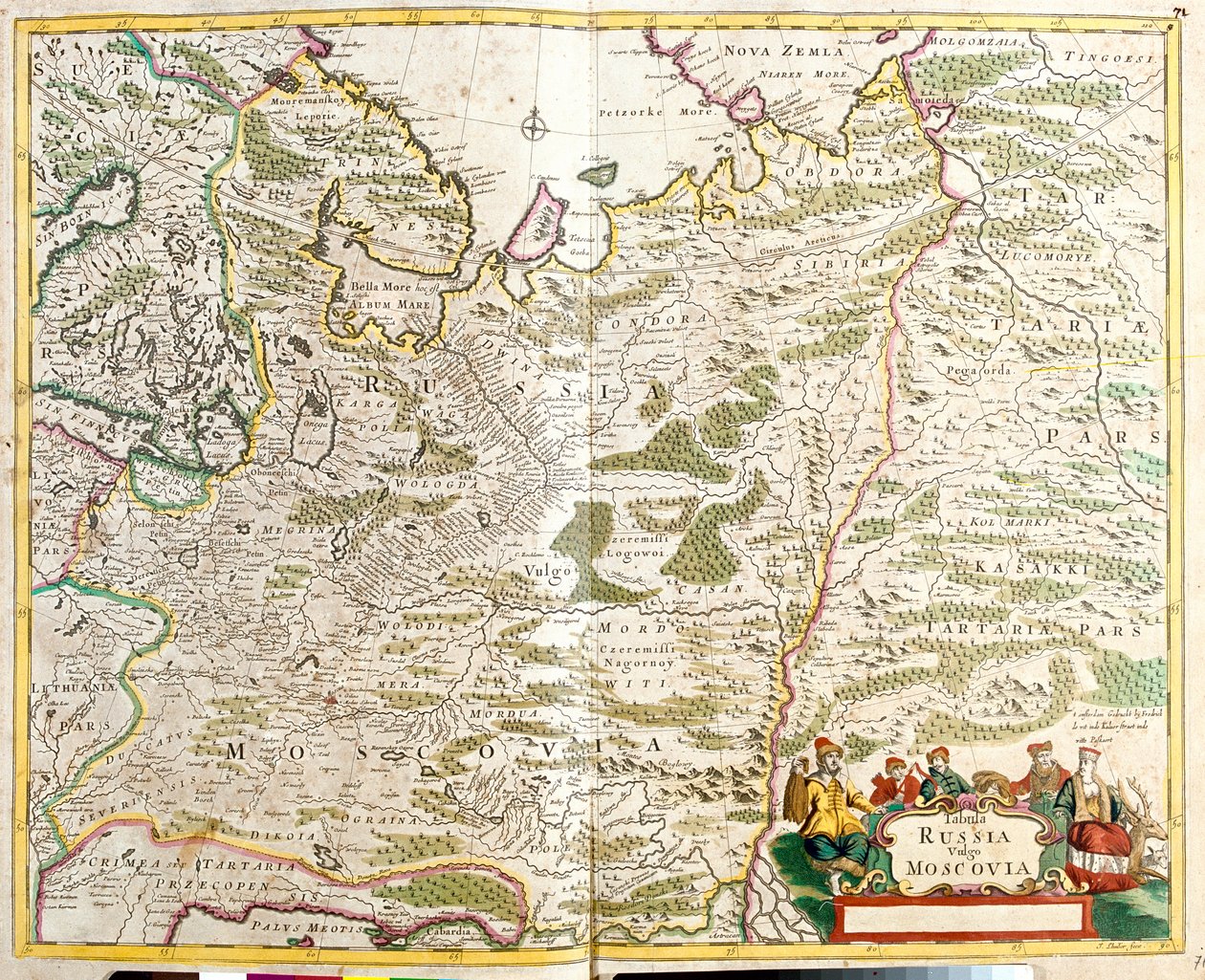 Rusia de Frederick de Wit