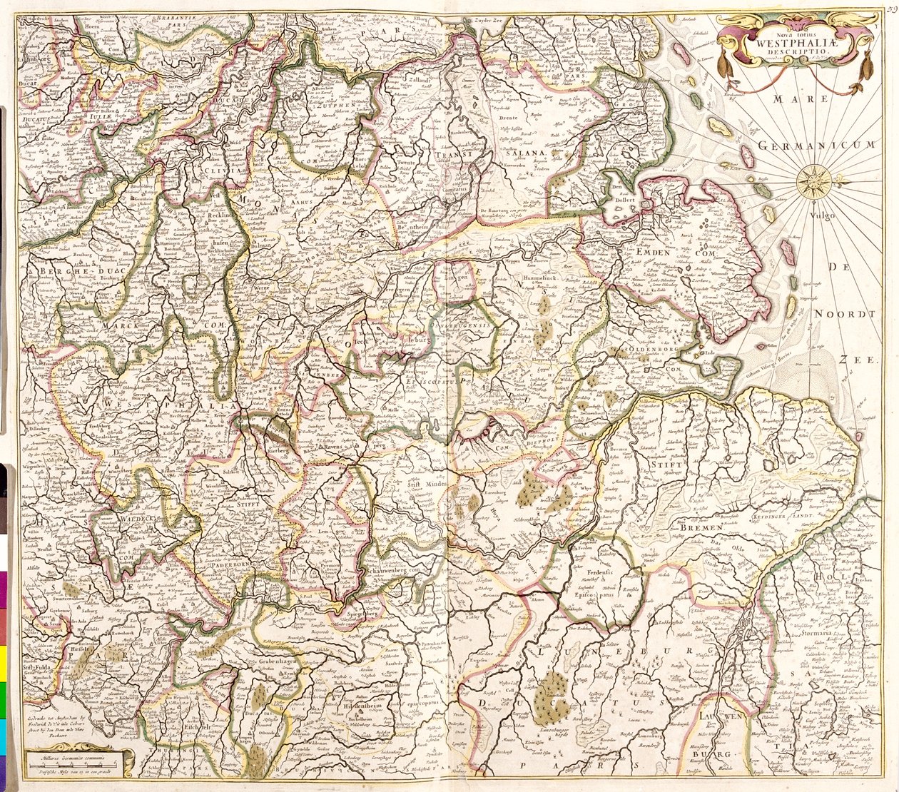 Schleswig-Holstein, Baja Sajonia, Renania del Norte-Westfalia, Alemania de Frederick de Wit