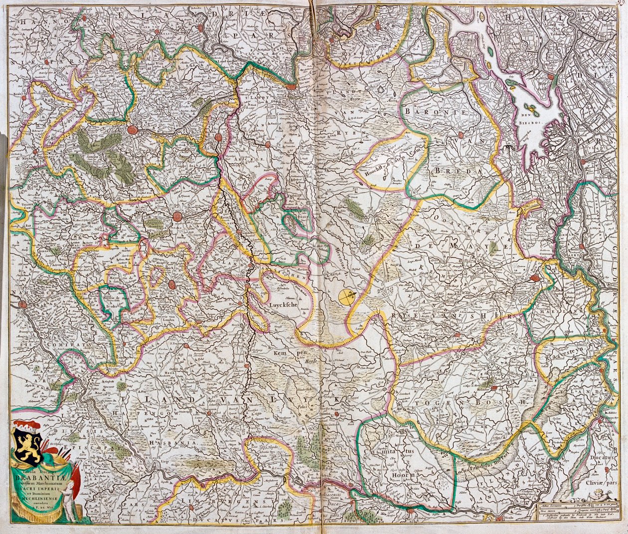 Holanda Meridional, Brabante Septentrional, Región Flamenca, Valonia, Región de Bruselas, Limburgo, Países Bajos, Bélgica de Frederick de Wit