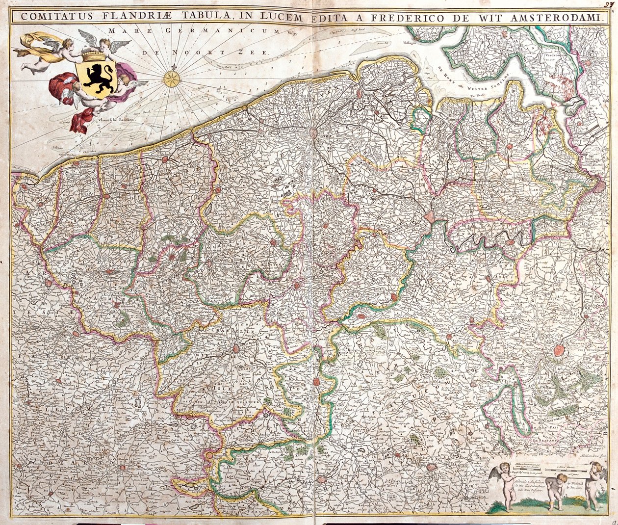Zelanda, Nord-Pas-de-Calais, Región Flamenca, Valonia, Bruselas, Países Bajos, Francia, Bélgica de Frederick de Wit