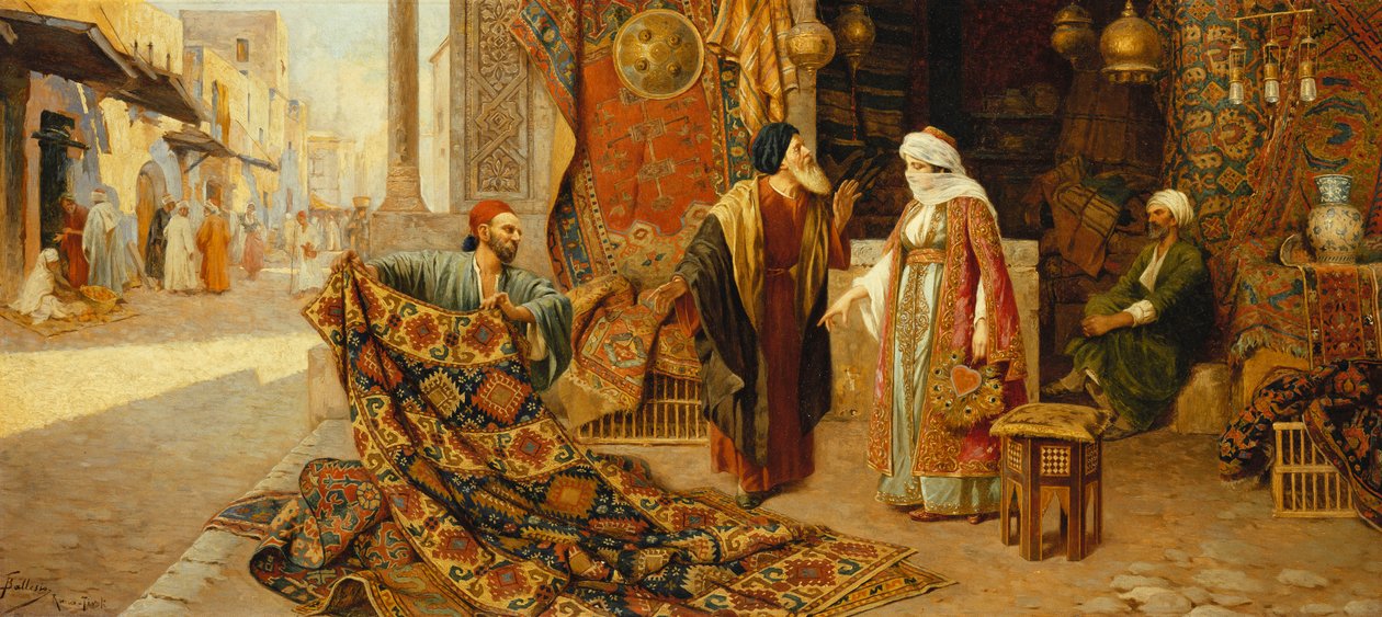 El comerciante de alfombras de Frederico Ballesio