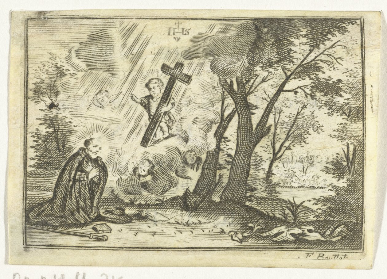 Santo con visión de Cristo de Frederik Bouttats (I)