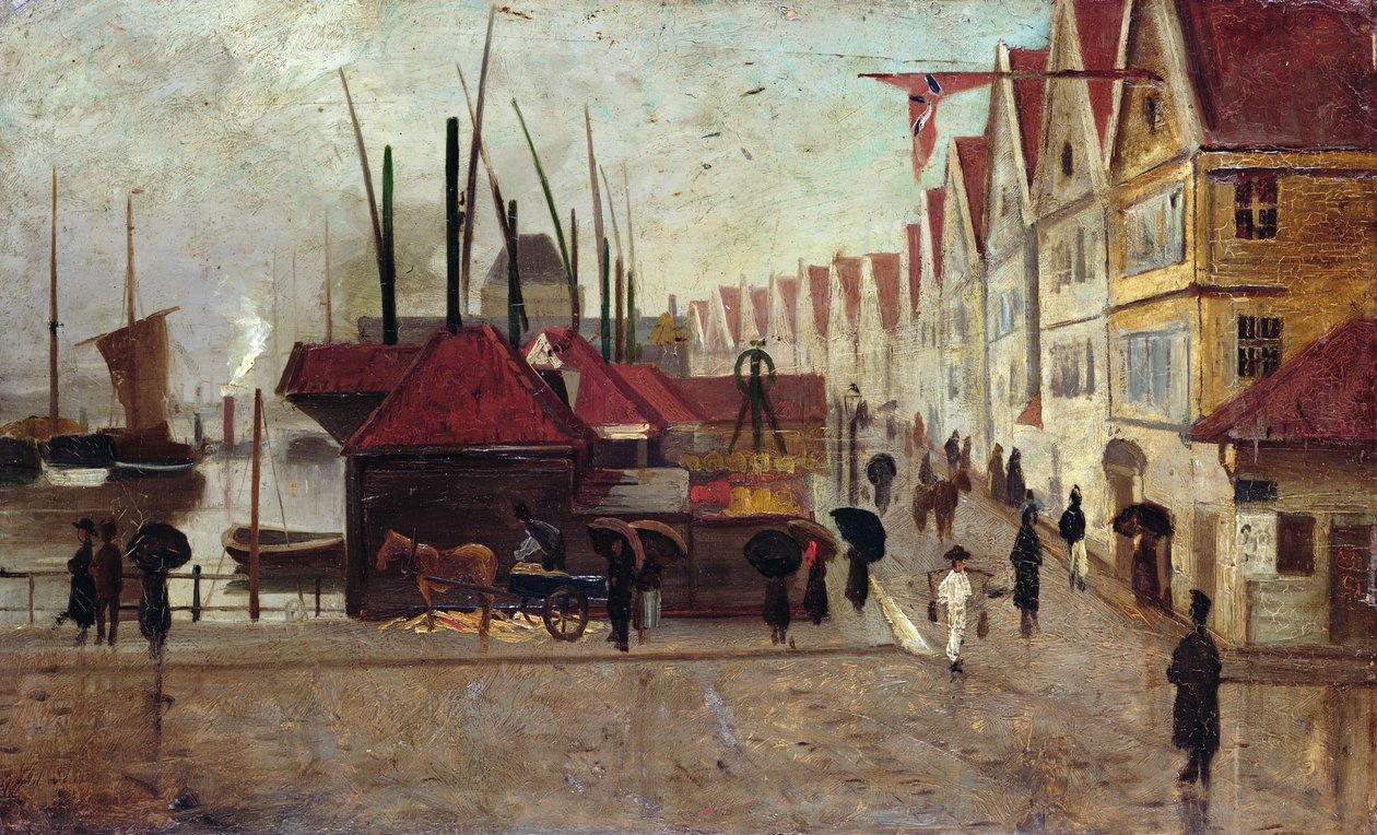 El muelle de Bergen de Frederik Collett
