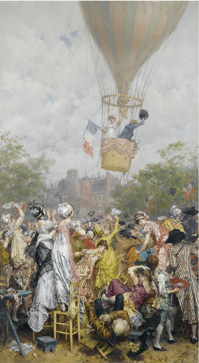 Ascenso en globo de Frederik Hendrik Kaemmerer