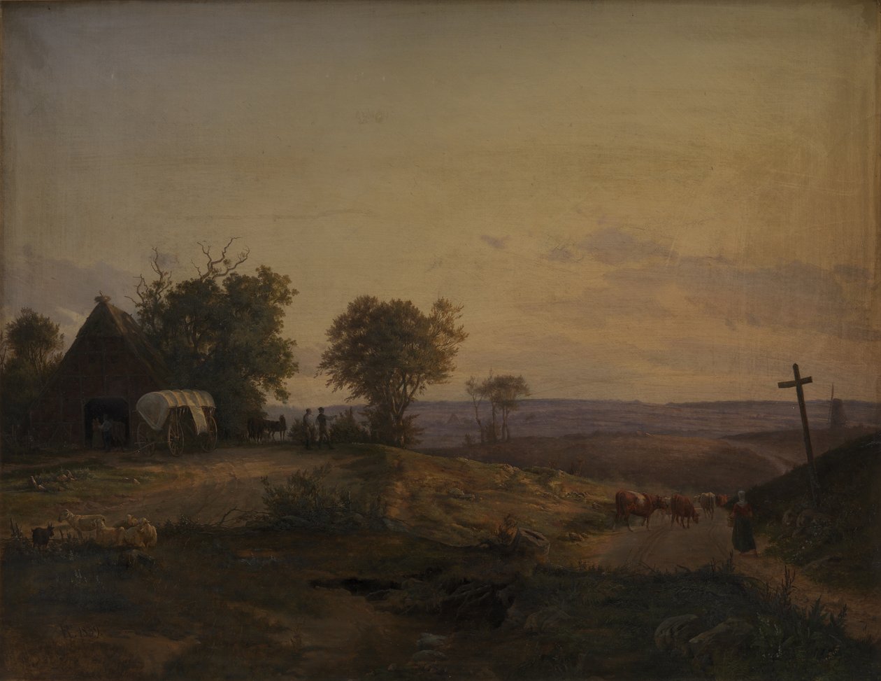 Vista del distrito cerca de Segeberg, Alemania de Frederik Rohde