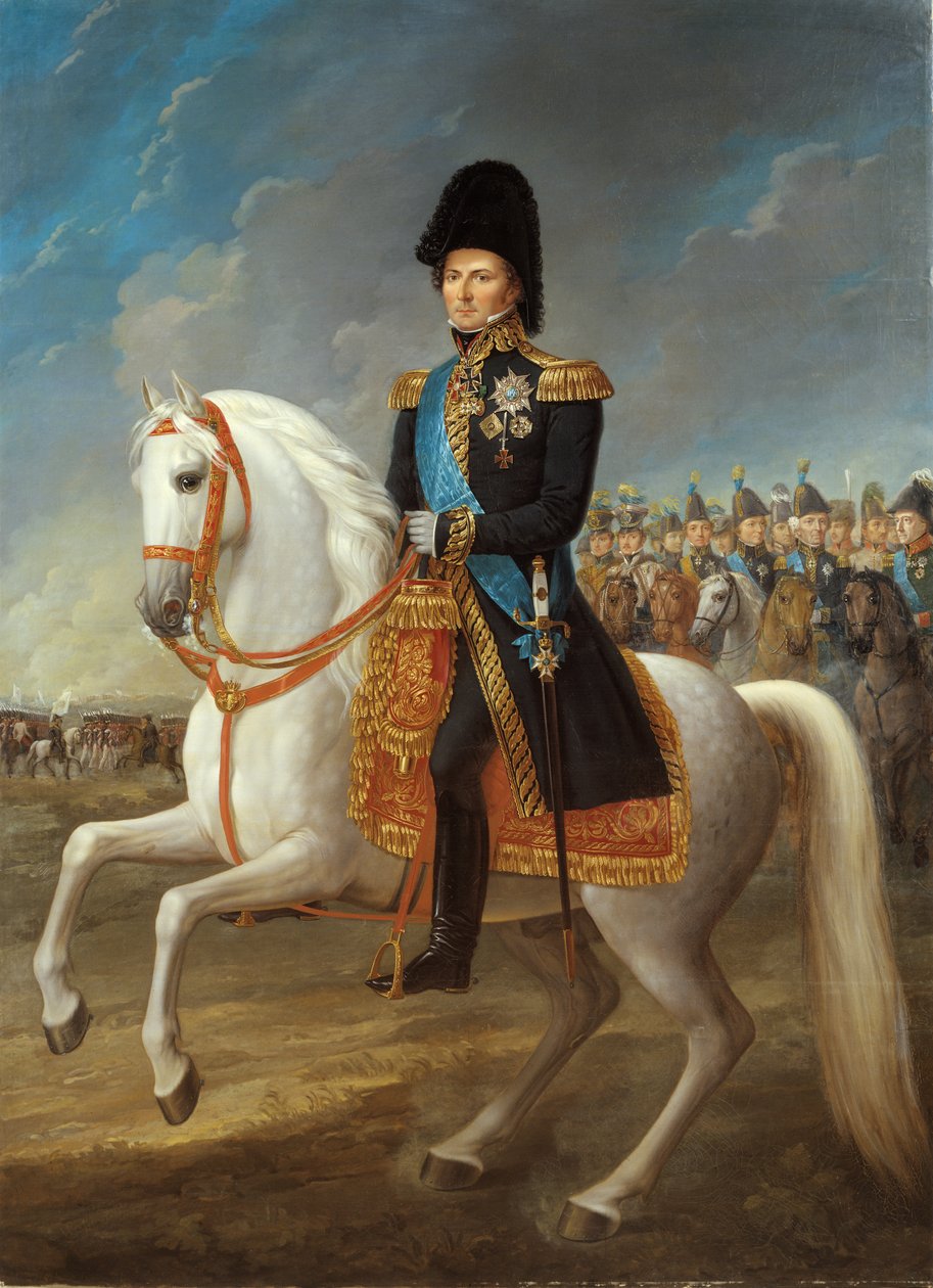 Retrato de Jean Baptiste Jules Bernadotte (1763-1844), Mariscal de Francia, Rey de Suecia y Noruega de Fredric Westin