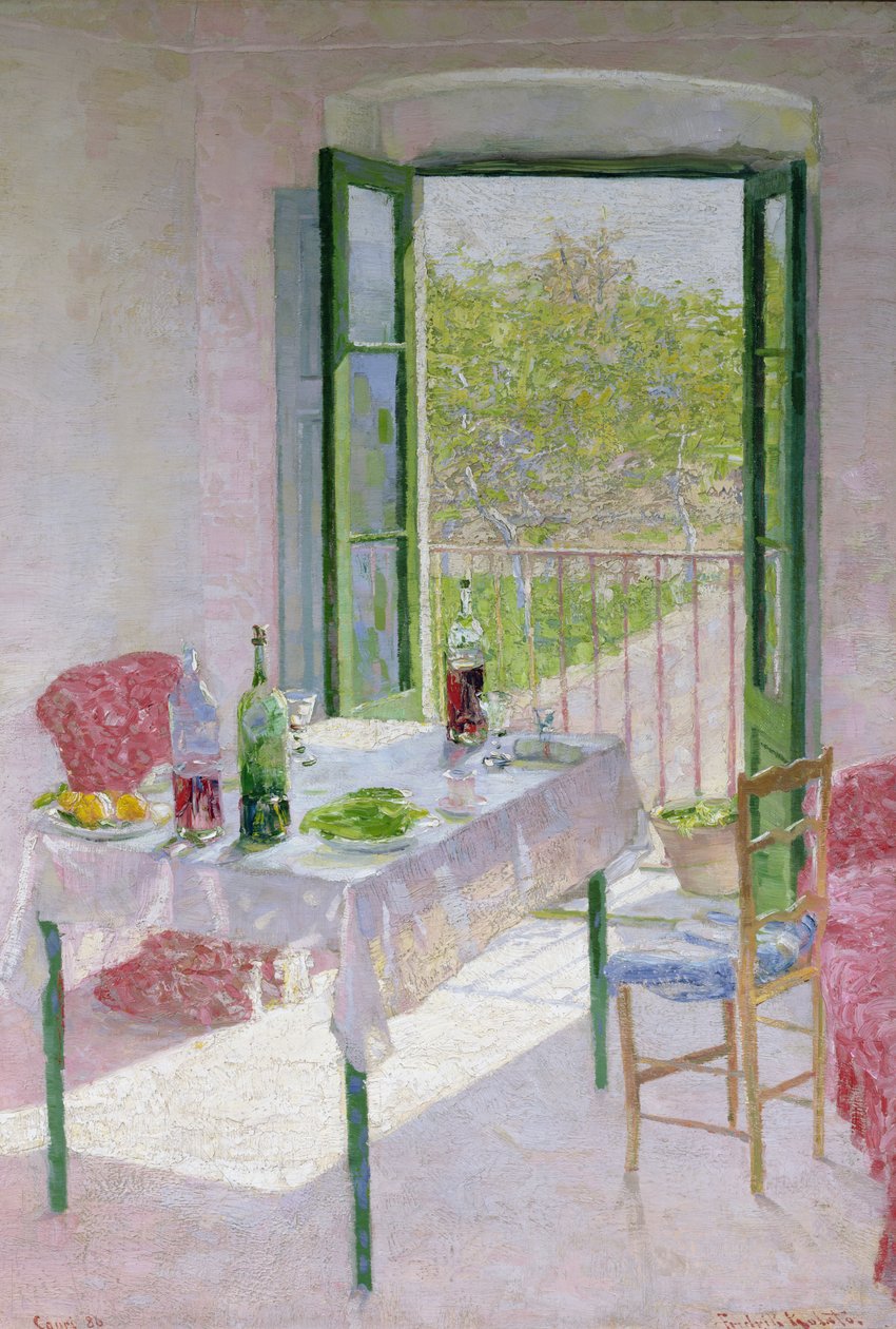 Interior del Hotel Pagano, Capri de Fredrik Kolstoe