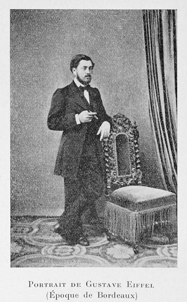 Alexandre Gustave Eiffel en la época de Burdeos, c.1858 de French Photographer