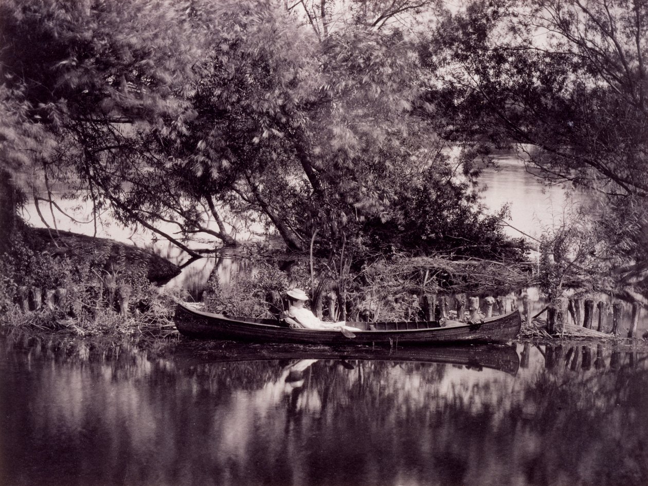 En la boca del río Abbey, finales del siglo XIX de French Photographer