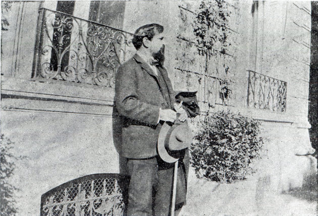Claude Debussy en su jardín de French Photographer