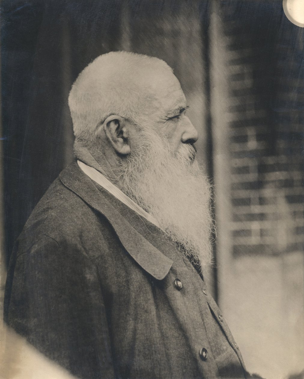 Claude Monet (1841-1926) principios del siglo XX (impresión en plata de gelatina) de French Photographer