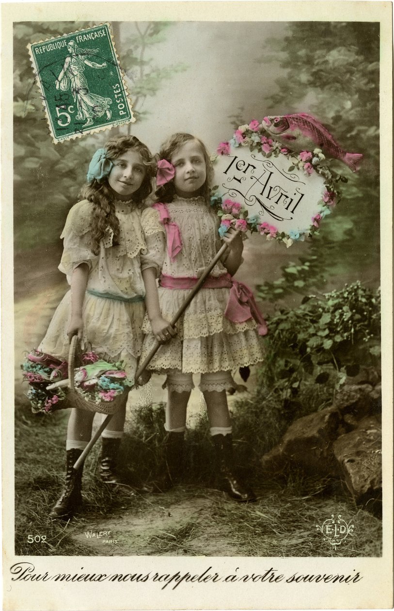 Saludos, Día de los Inocentes, 1906 de French Photographer