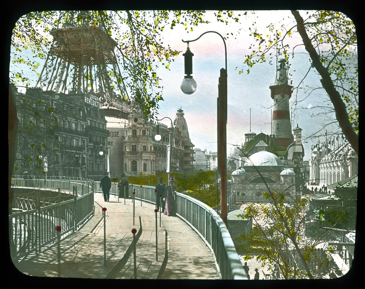 Exposición de París: Acera móvil, 1900 de French Photographer