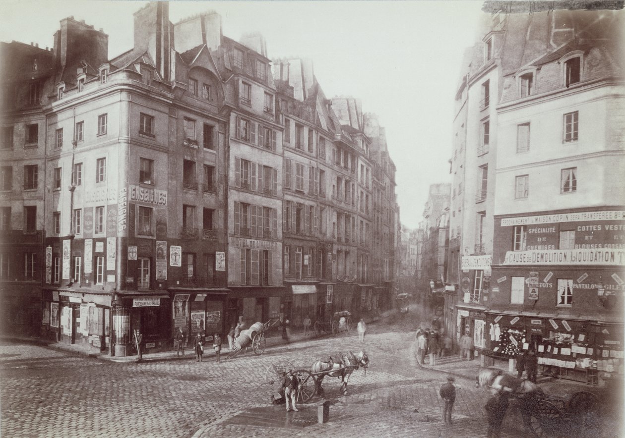París, rue Galande, 1888 de French Photographer