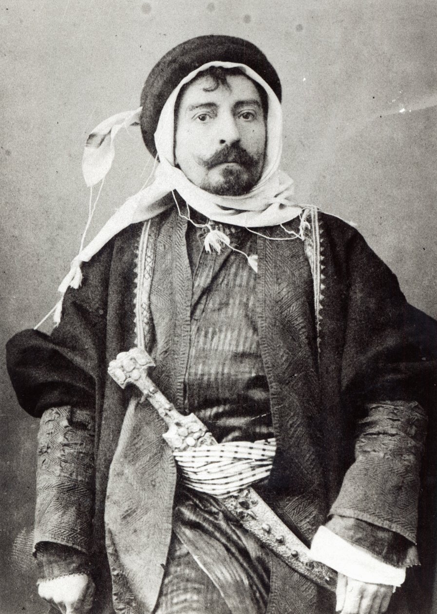 Pierre Loti con traje árabe de French Photographer