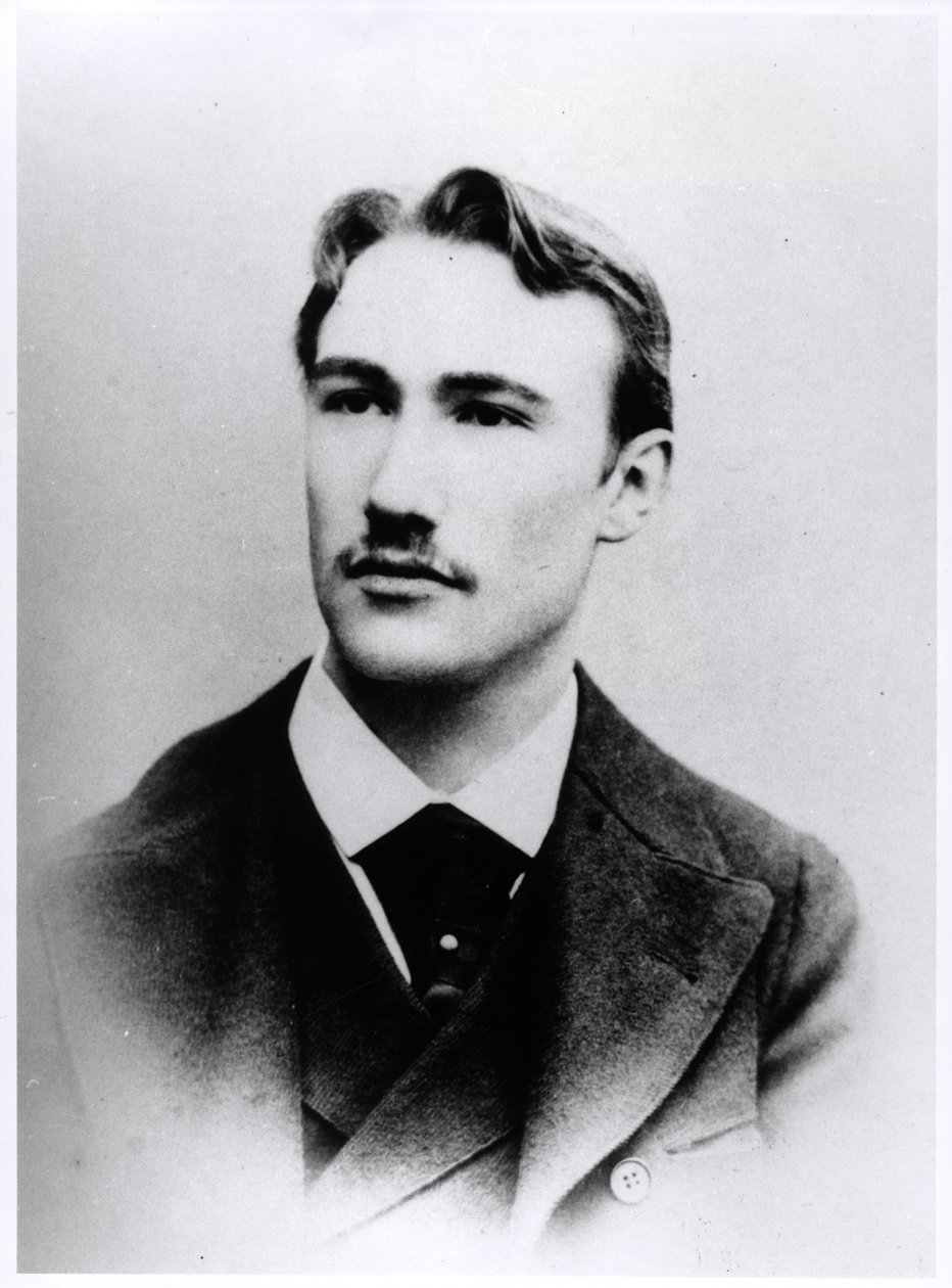 Retrato de Andre Gide (1869-1951) 1891-92 de French Photographer