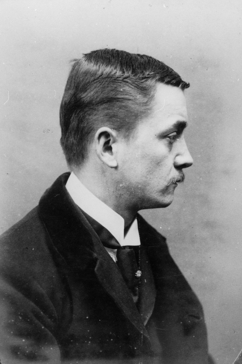 Retrato del pintor Félix Vallotton de French Photographer