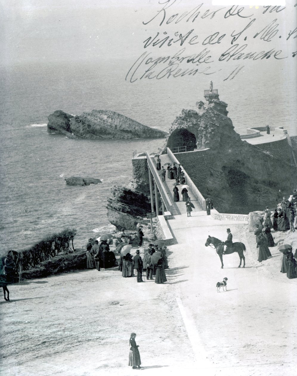 La reina Victoria en la costa francesa de French Photographer
