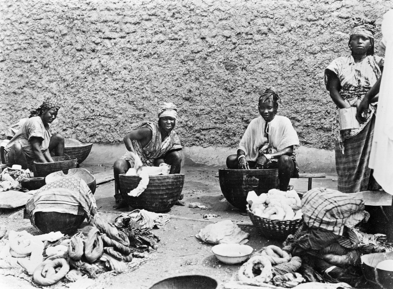 Lavado, Senegal, c.1900 de French Photographer