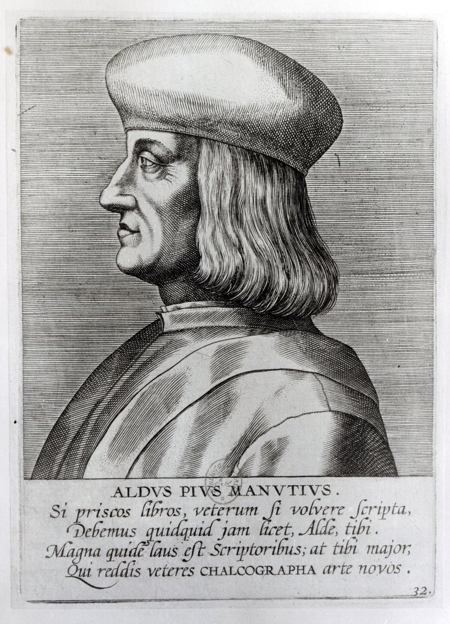 Aldus Manutius (1449-1515) de French School