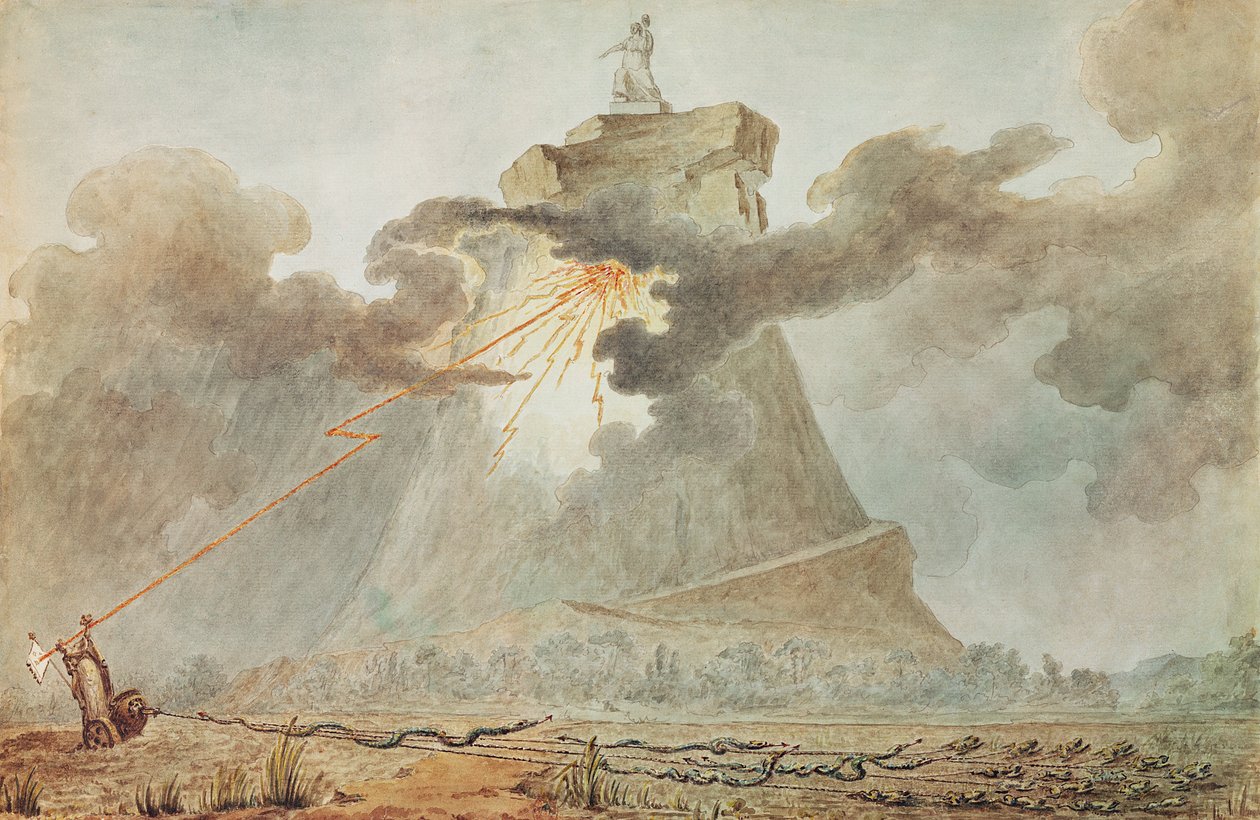 Alegoría del Día del 10 de agosto de 1792 de French School