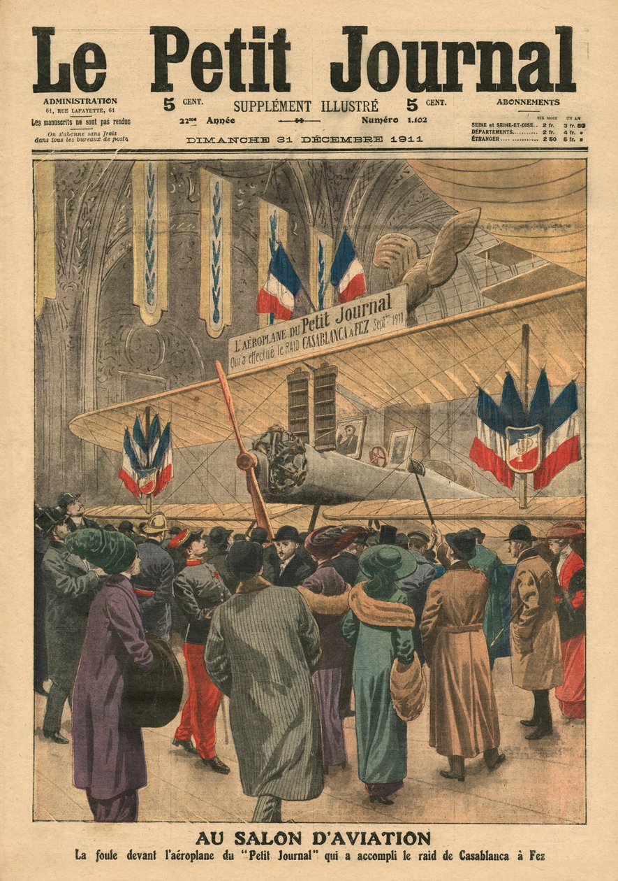En el Salón de Aeronaves, ilustración de 