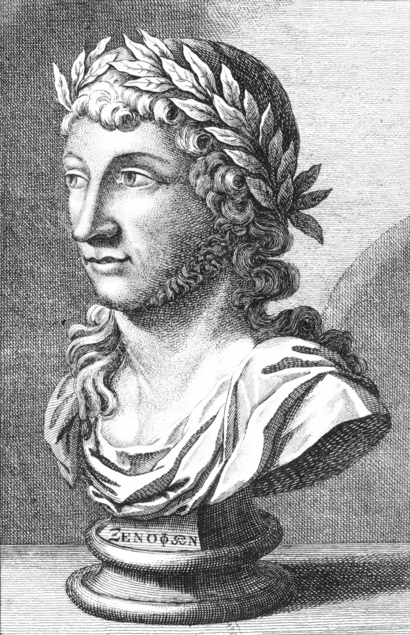 Busto de Jenófanes (c.560-c.478 a.C.) de French School