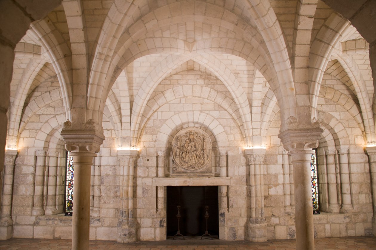 Sala Capitular, Priorato Benedictino de San Juan, 1150-90 de French School