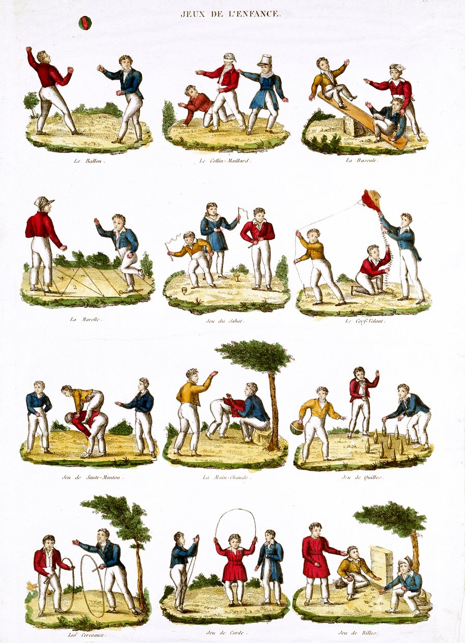 Juegos de niños, 1810 de French School