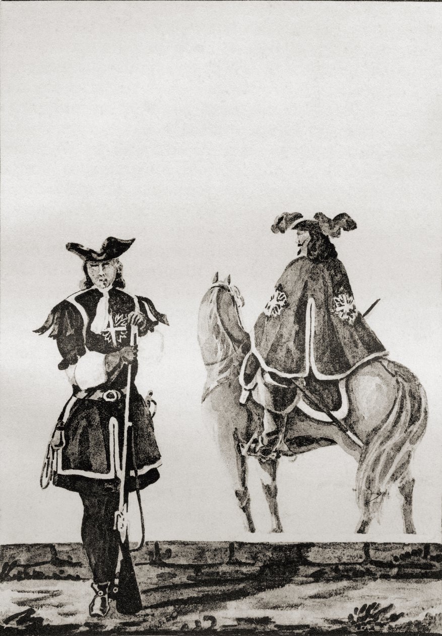 Compañía de mosqueteros del Rey Luis XIV, de 