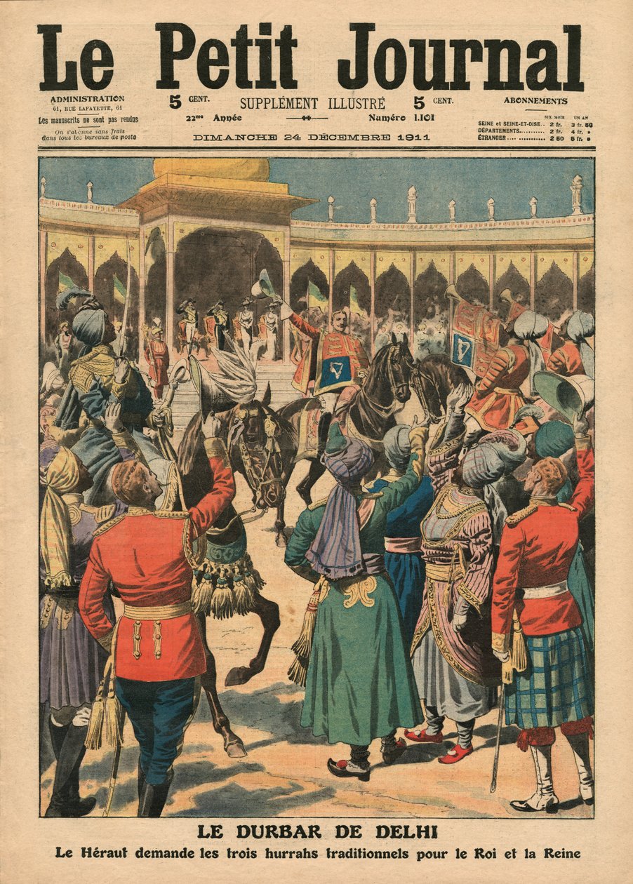 Durbar de Delhi, ilustración de 