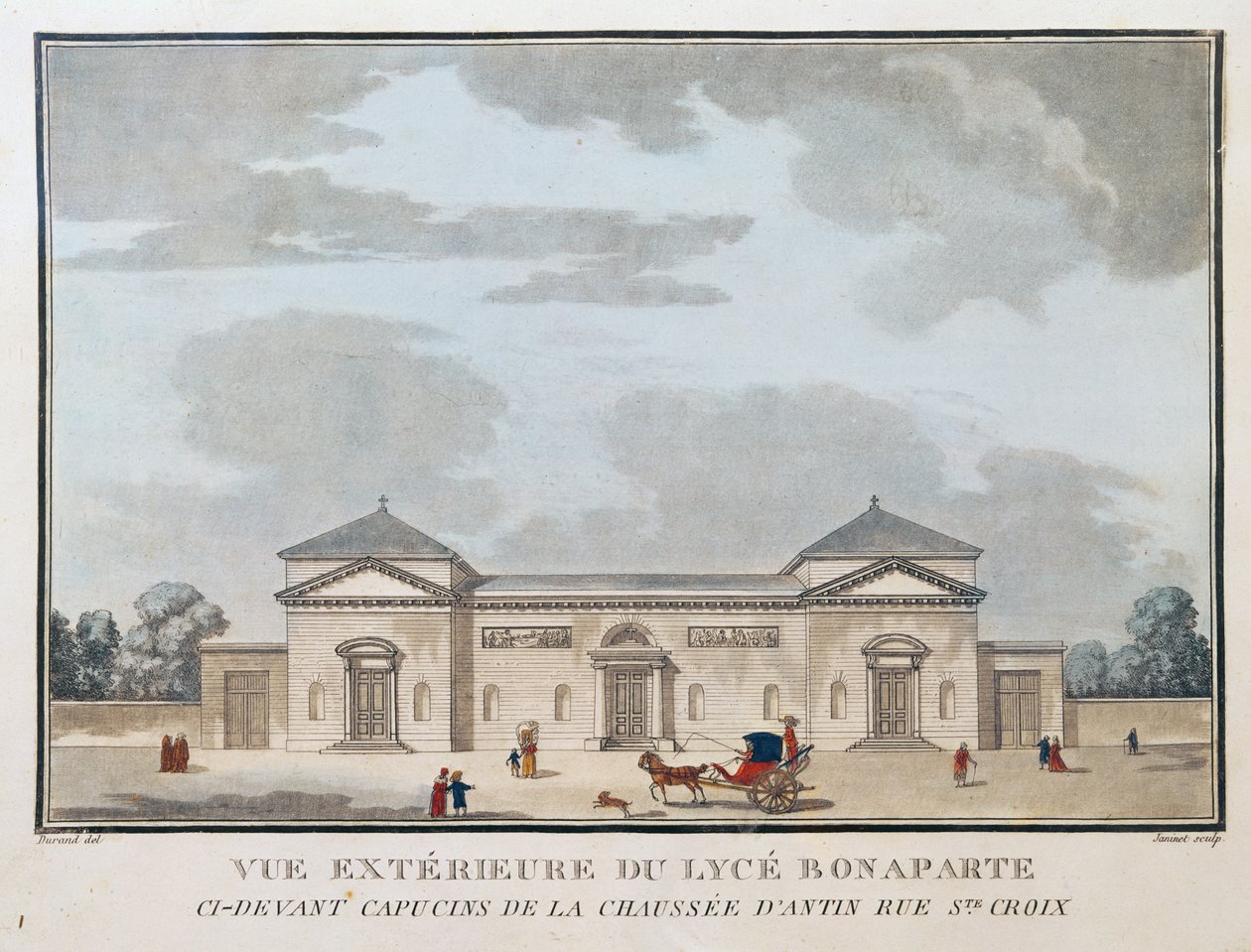 Vista exterior del Liceo Bonaparte de French School