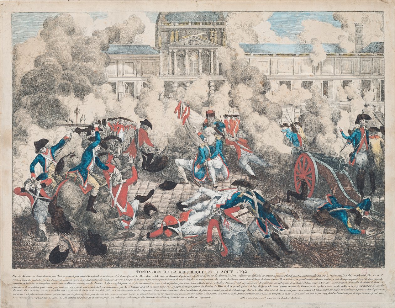 Fundación de la República, 10 de agosto de 1792 de French School