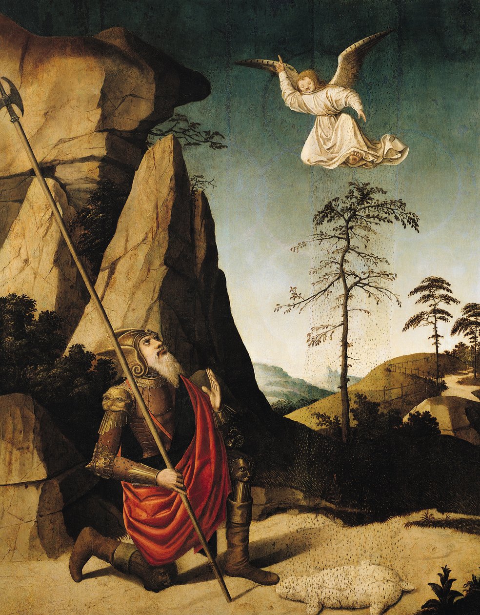 Gedeón y el vellón, c.1490 de French School