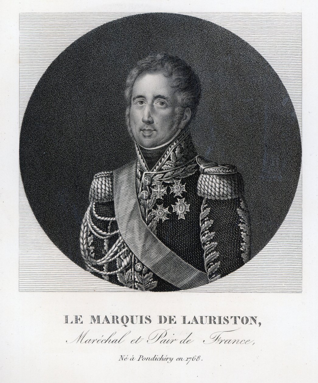 Jacques Law, Marqués de Lauriston de French School