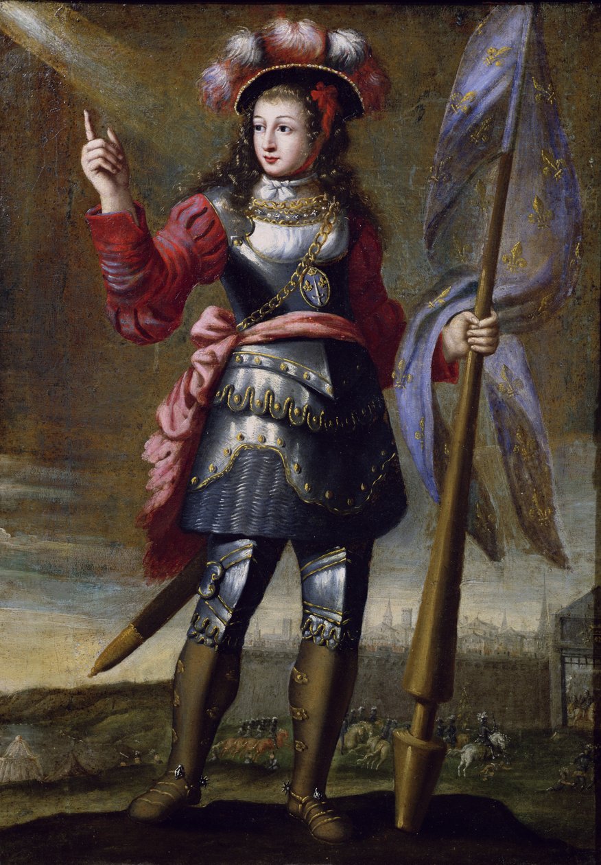 Juana de Arco (1412-31) Ante Orleans de French School