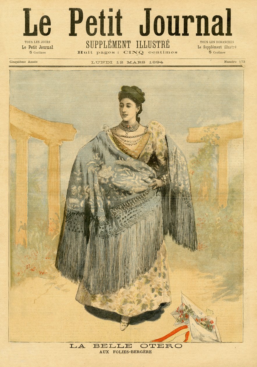 La Bella Otero (1868-1965) en el Folies-Bergere, de 