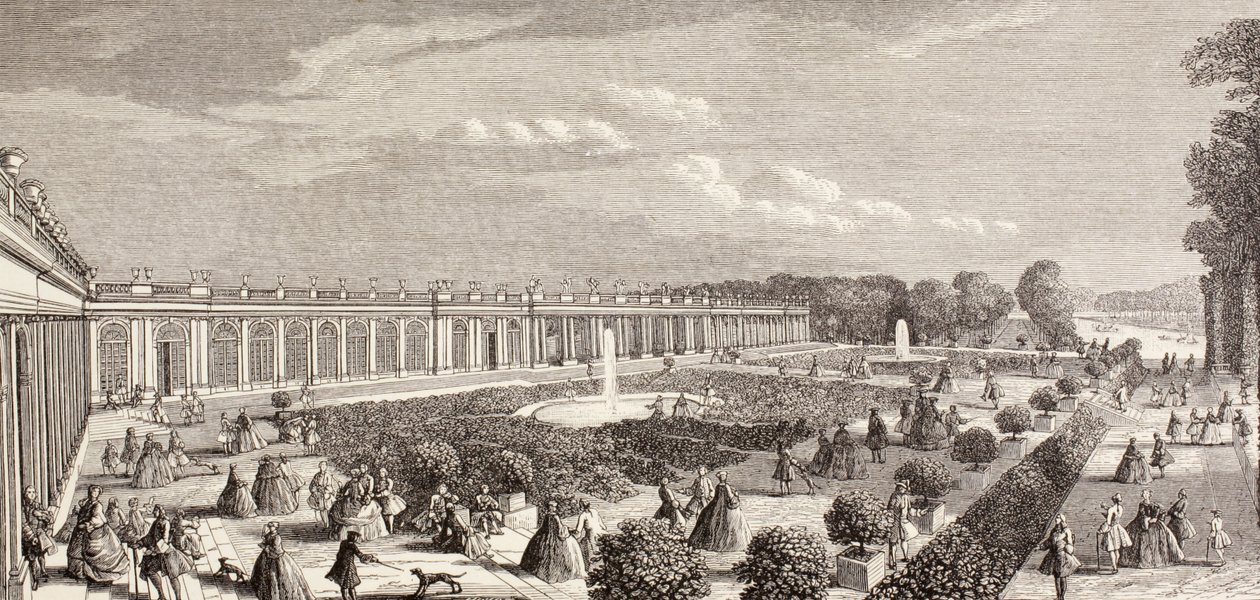 Le Grand Trianon, Versalles, en el siglo XVIII, de 